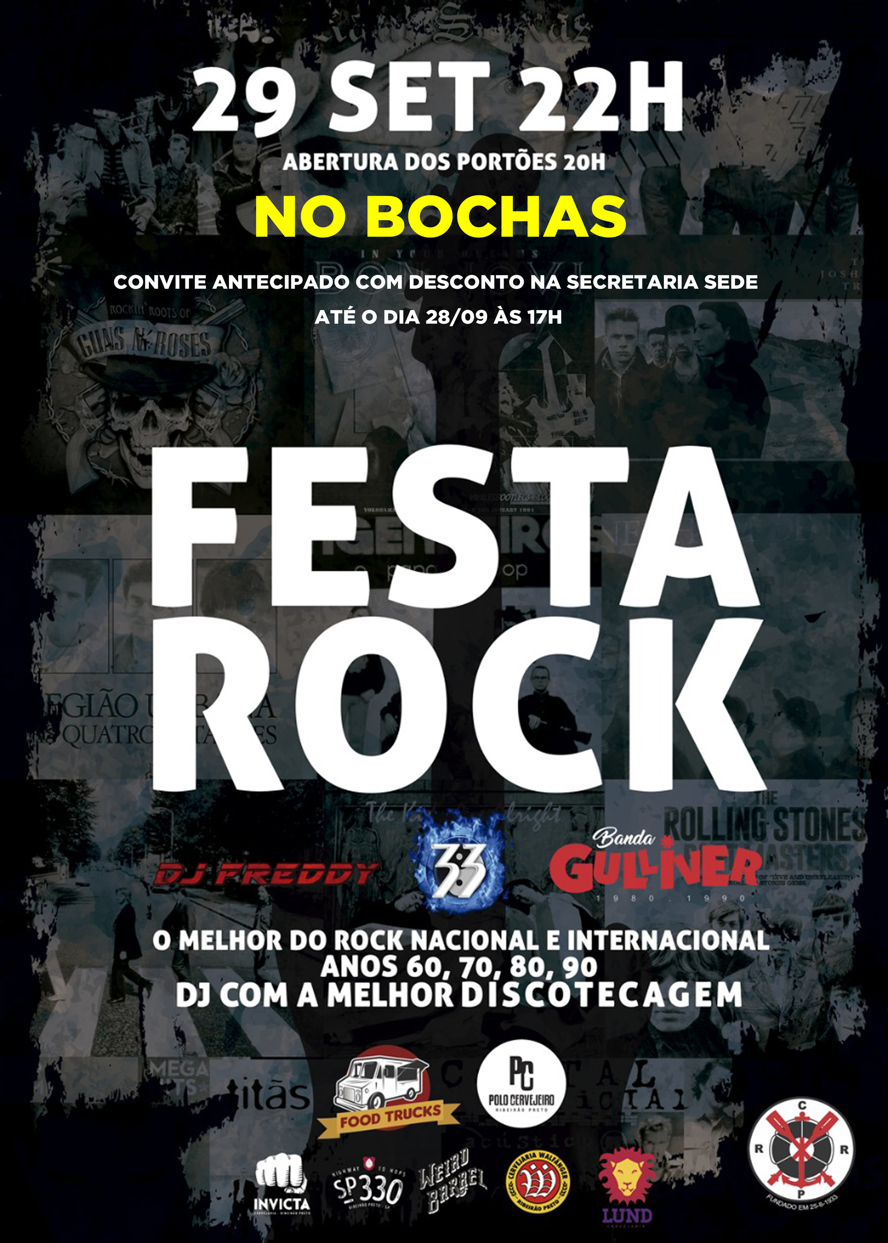 FESTA ROCK 29/09 Clube de Regatas