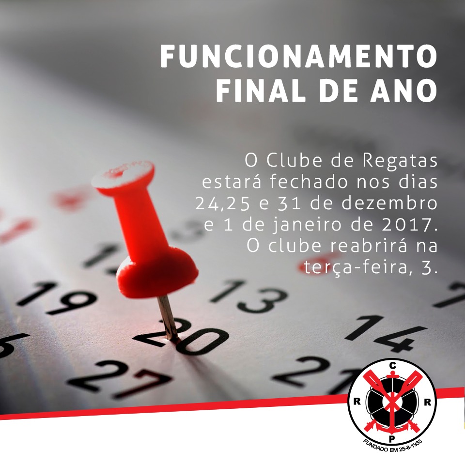 Funcionamento Final de Ano