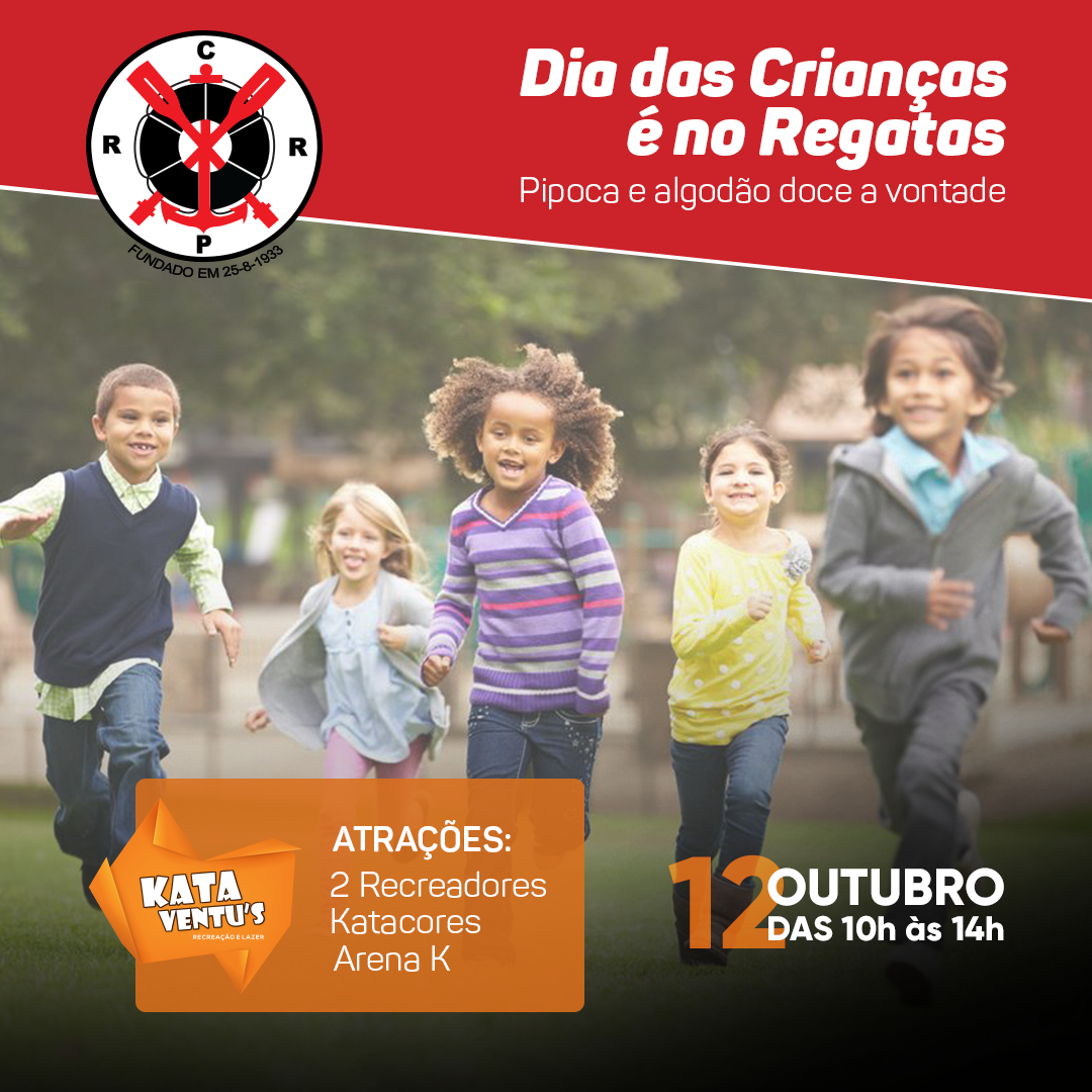 Dia das Crianças é no Regatas – 12/10