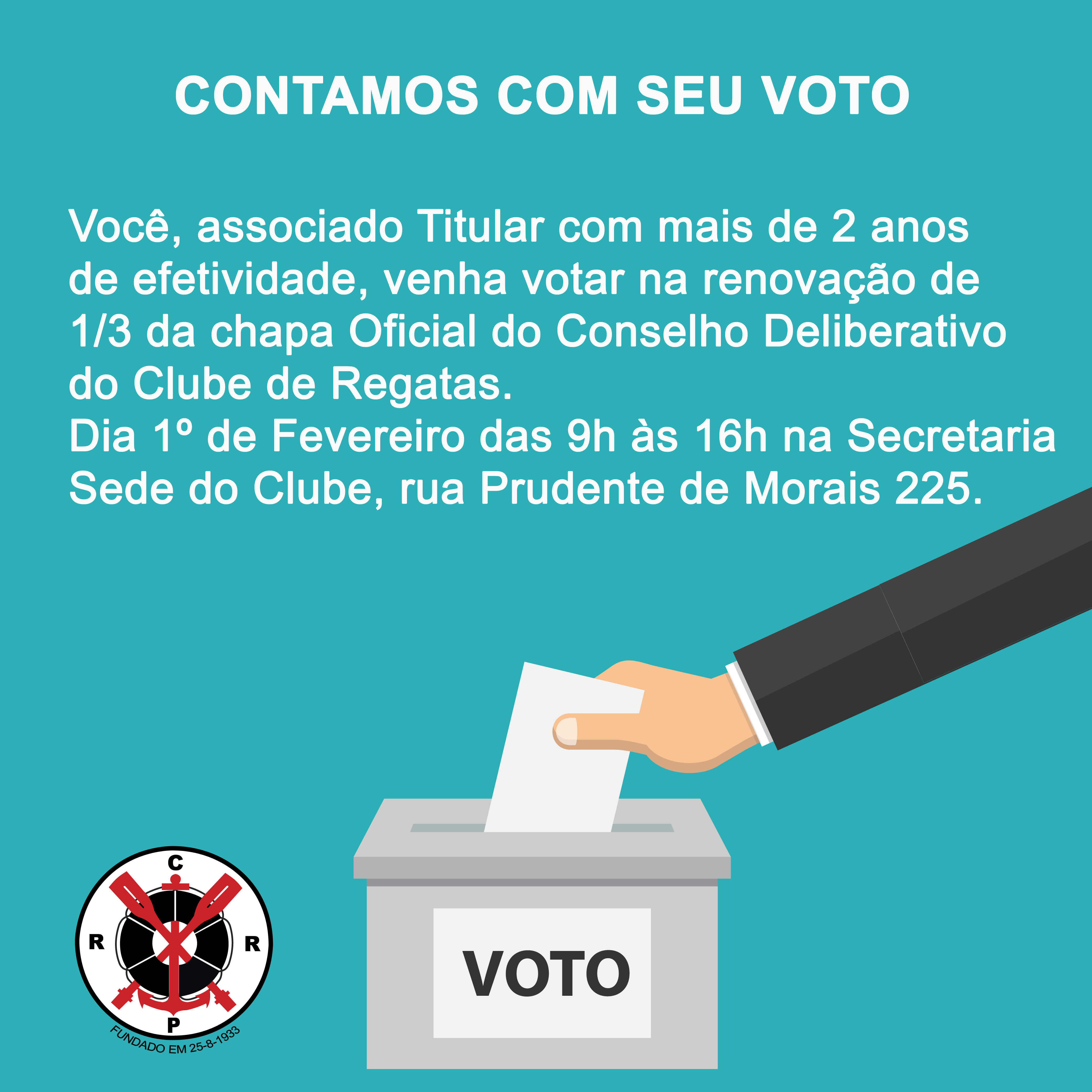 CONTAMOS COM SEU VOTO