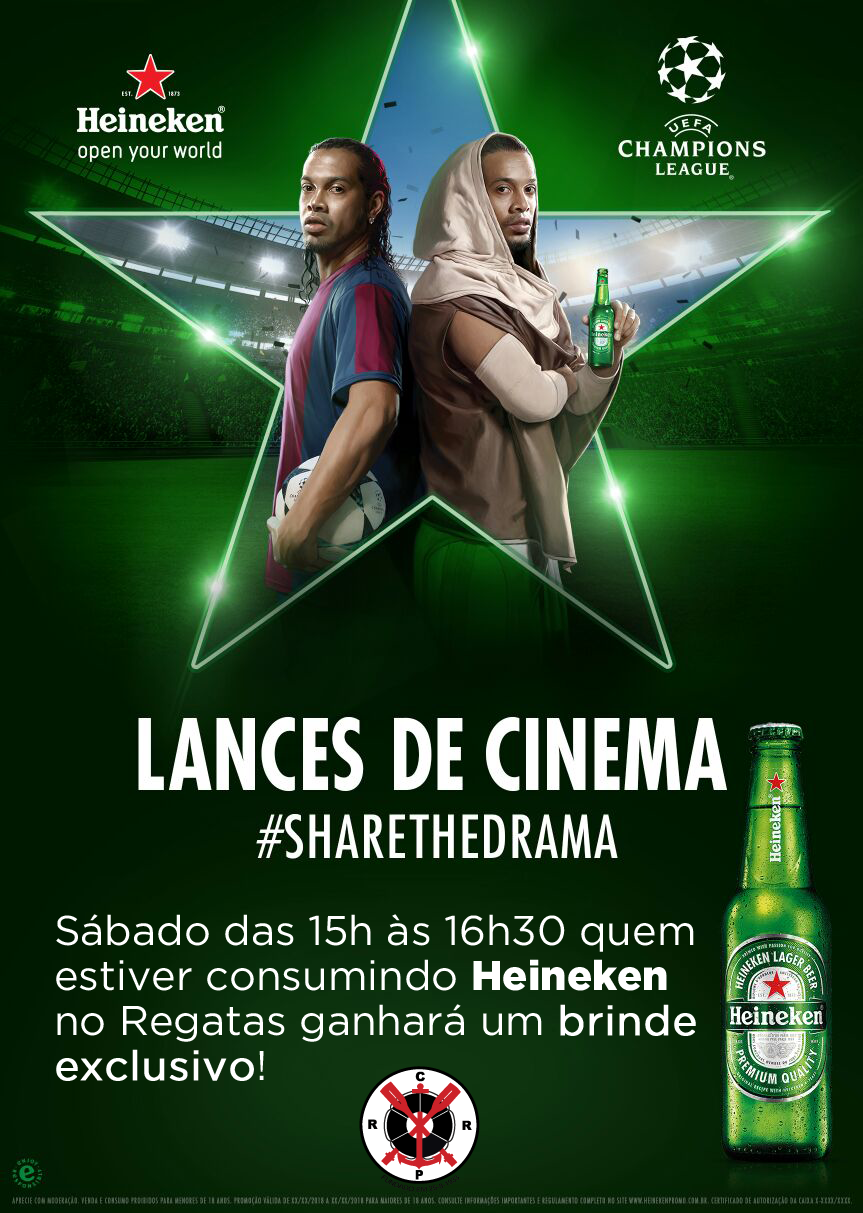 Ganhe um Brinde exclusivo Heineken.