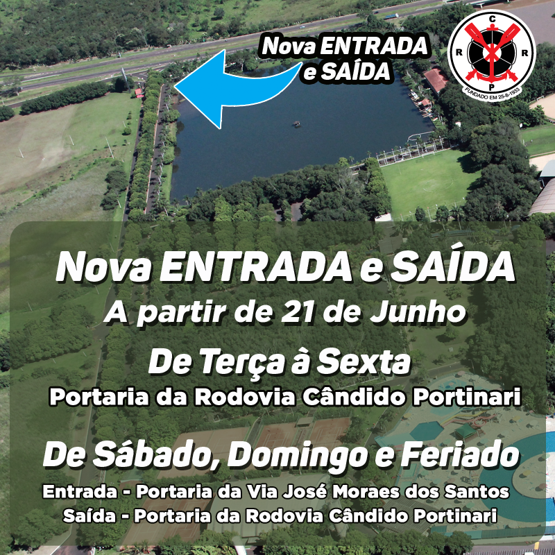 Portaria – nova ENTRADA e SAÍDA