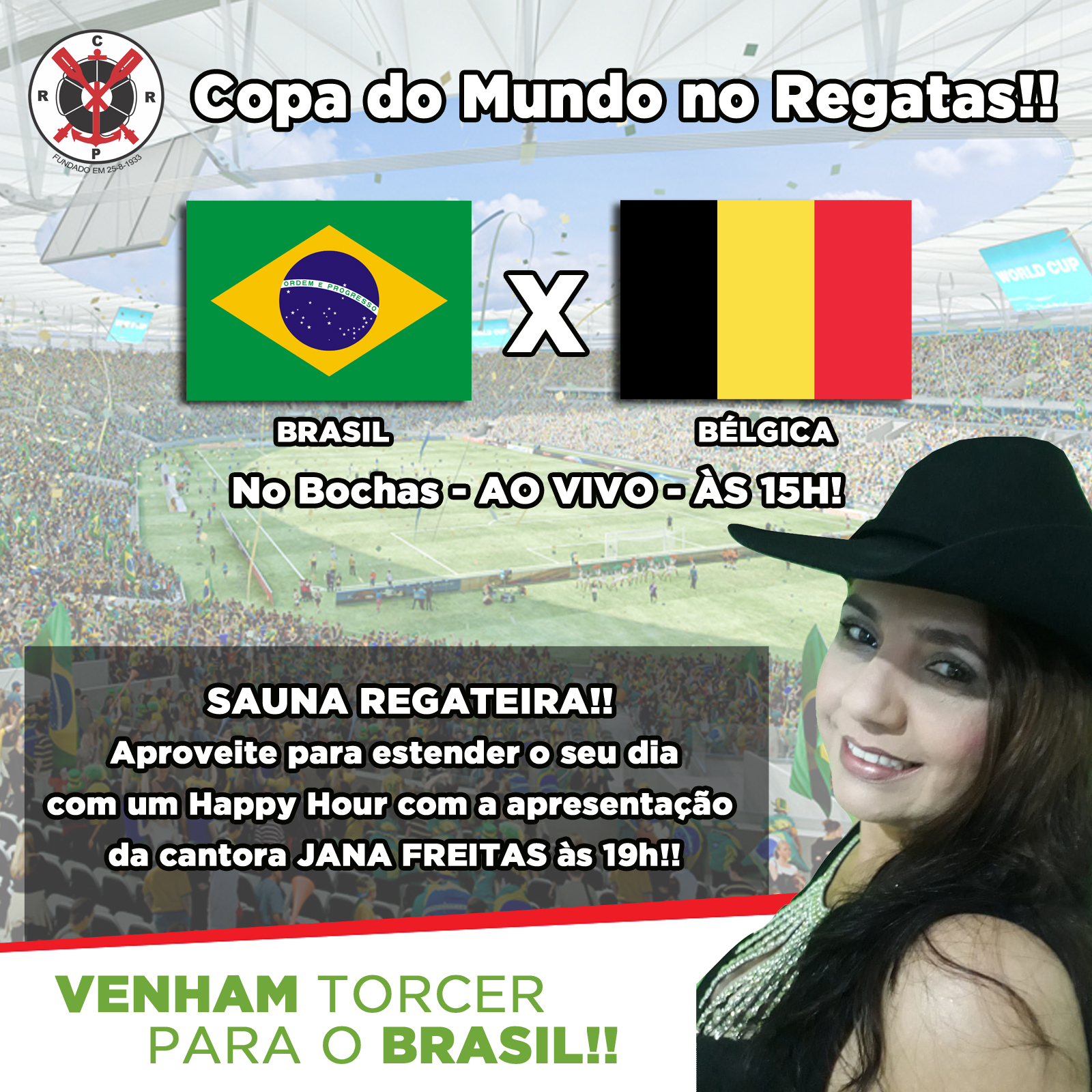 Brasil x Bélgica AO VIVO!