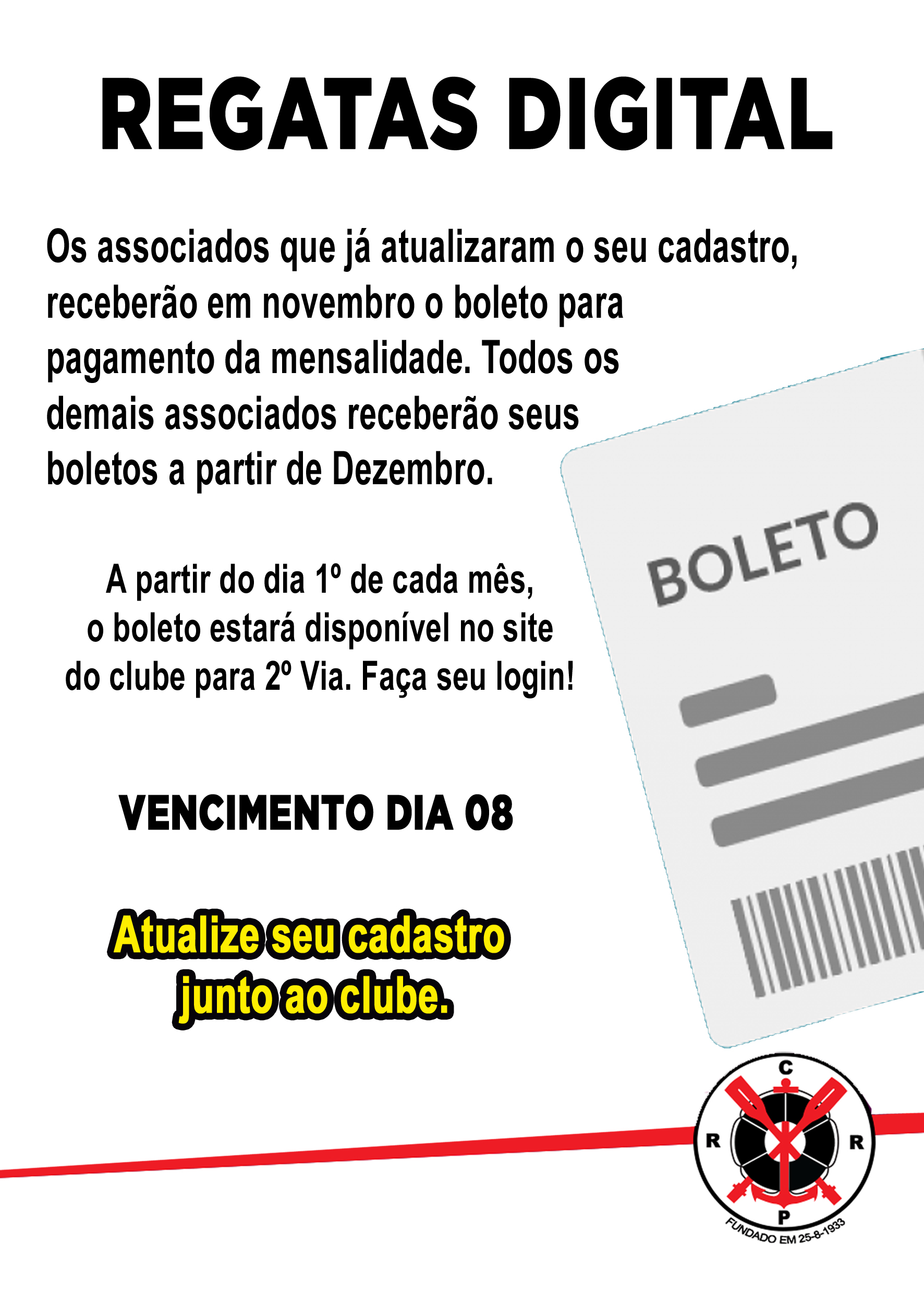 Comunicado BOLETO Bancário