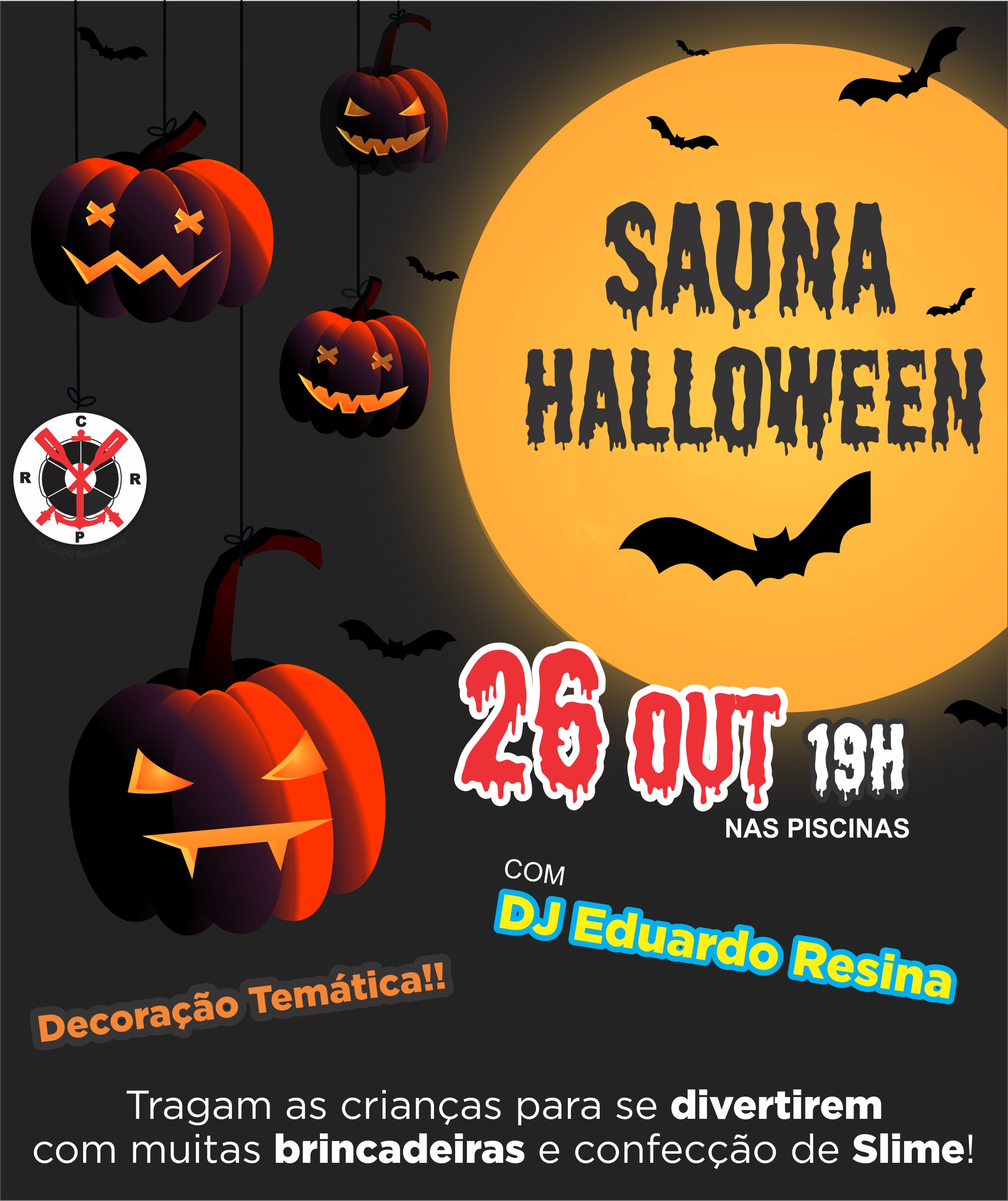 Sauna do HALLOWEEN!! – 26/10