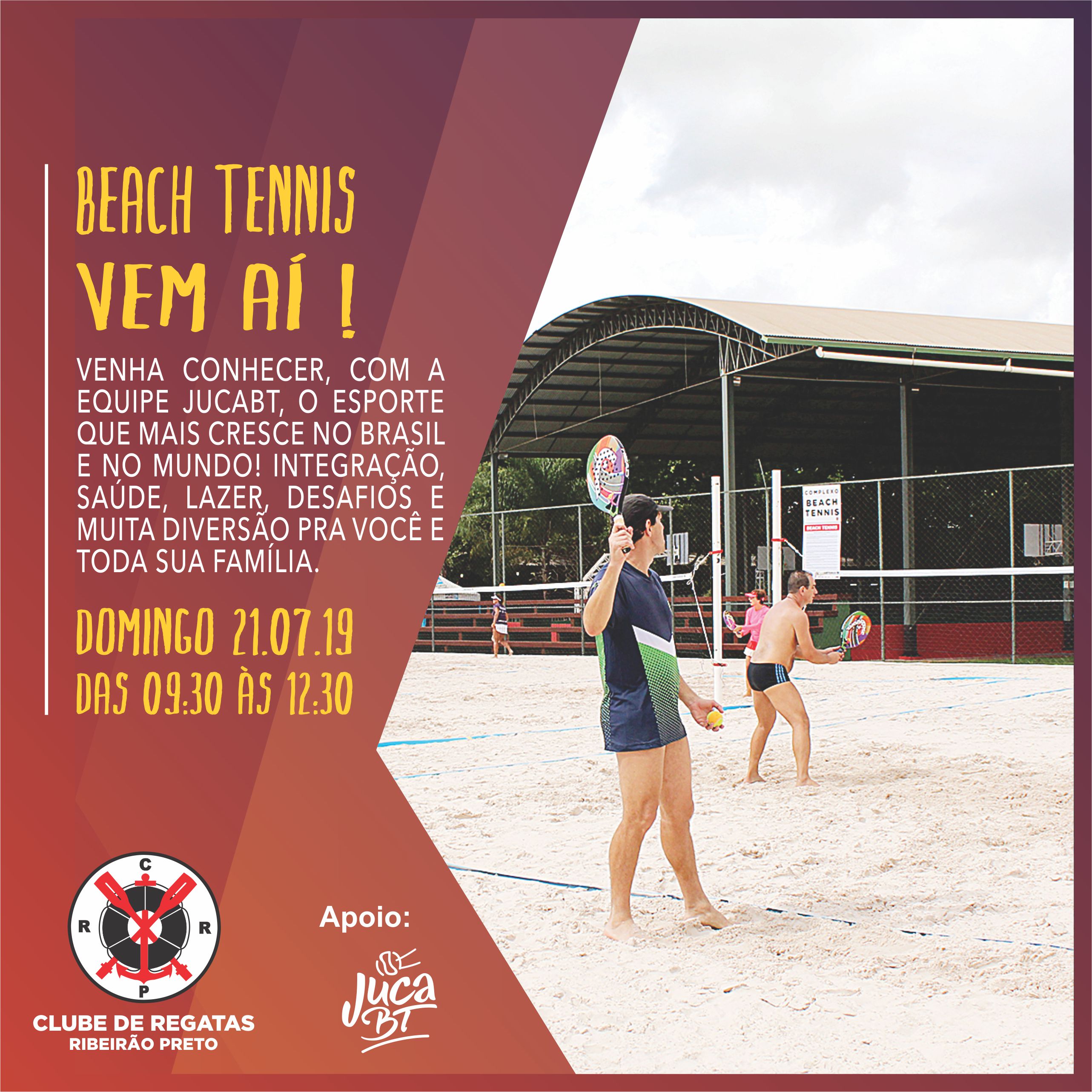 Dia do Beach Tennis – 21/07