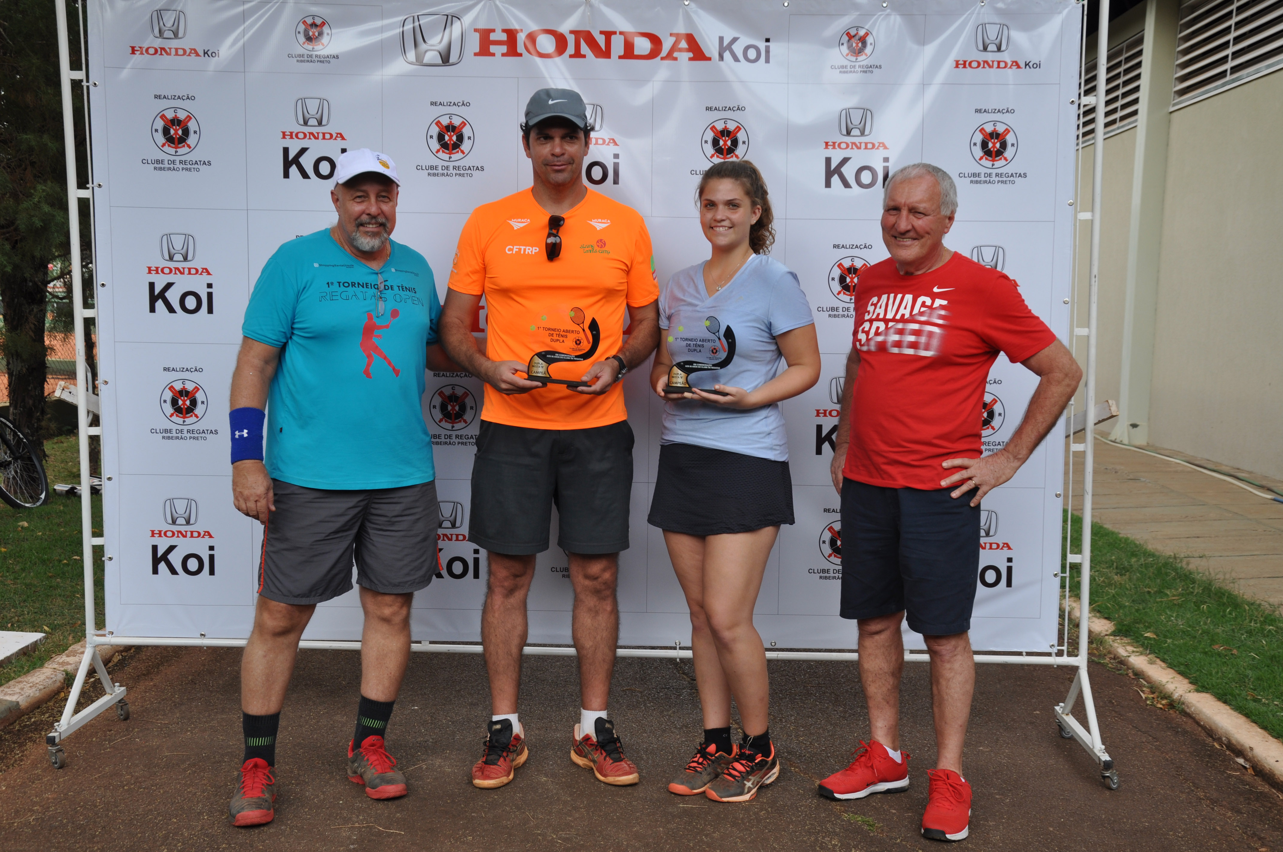 Torneio Aberto de Tênis DUPLAS – Premiação