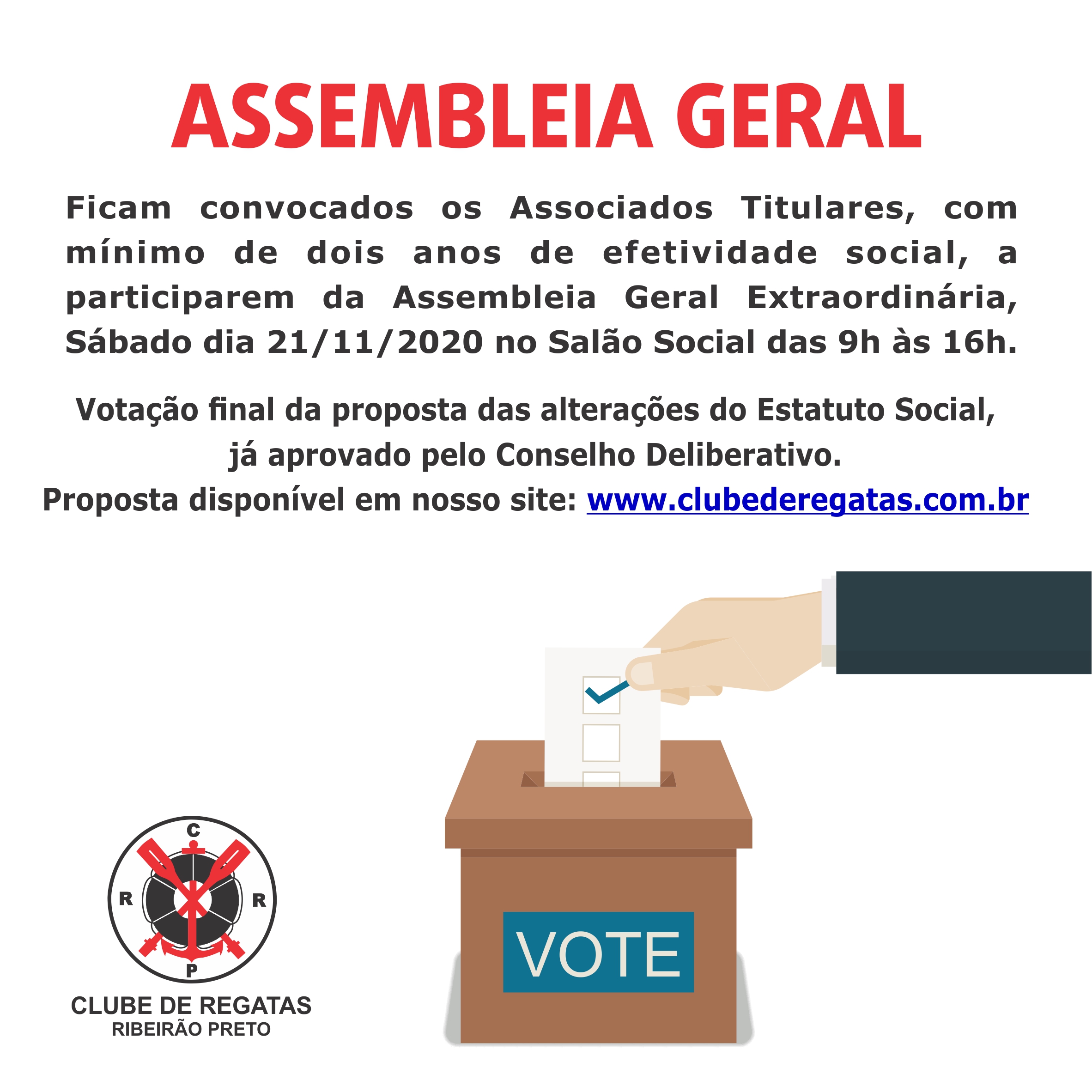 ASSEMBLEIA GERAL – 21/11