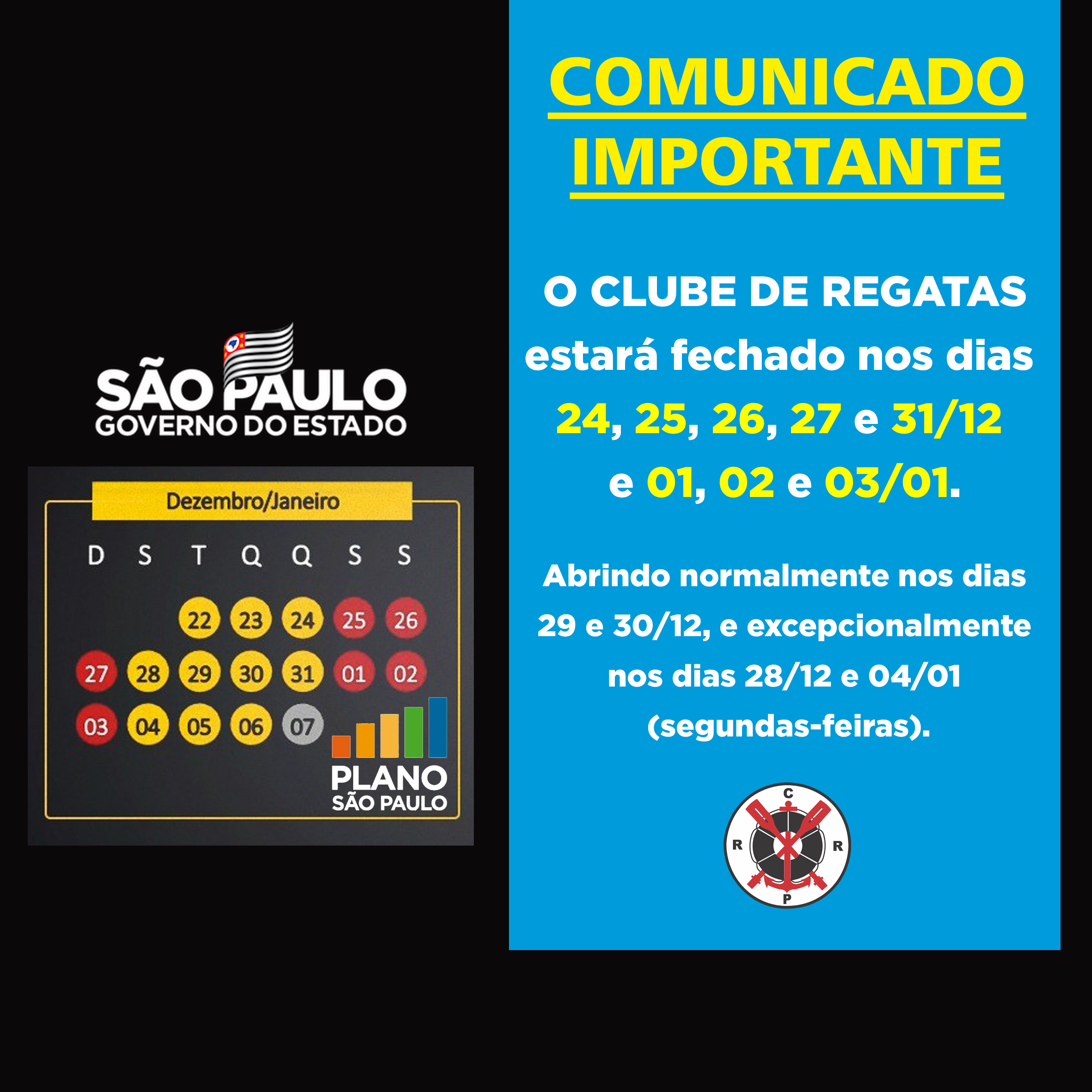 COMUNICADO IMPORTANTE