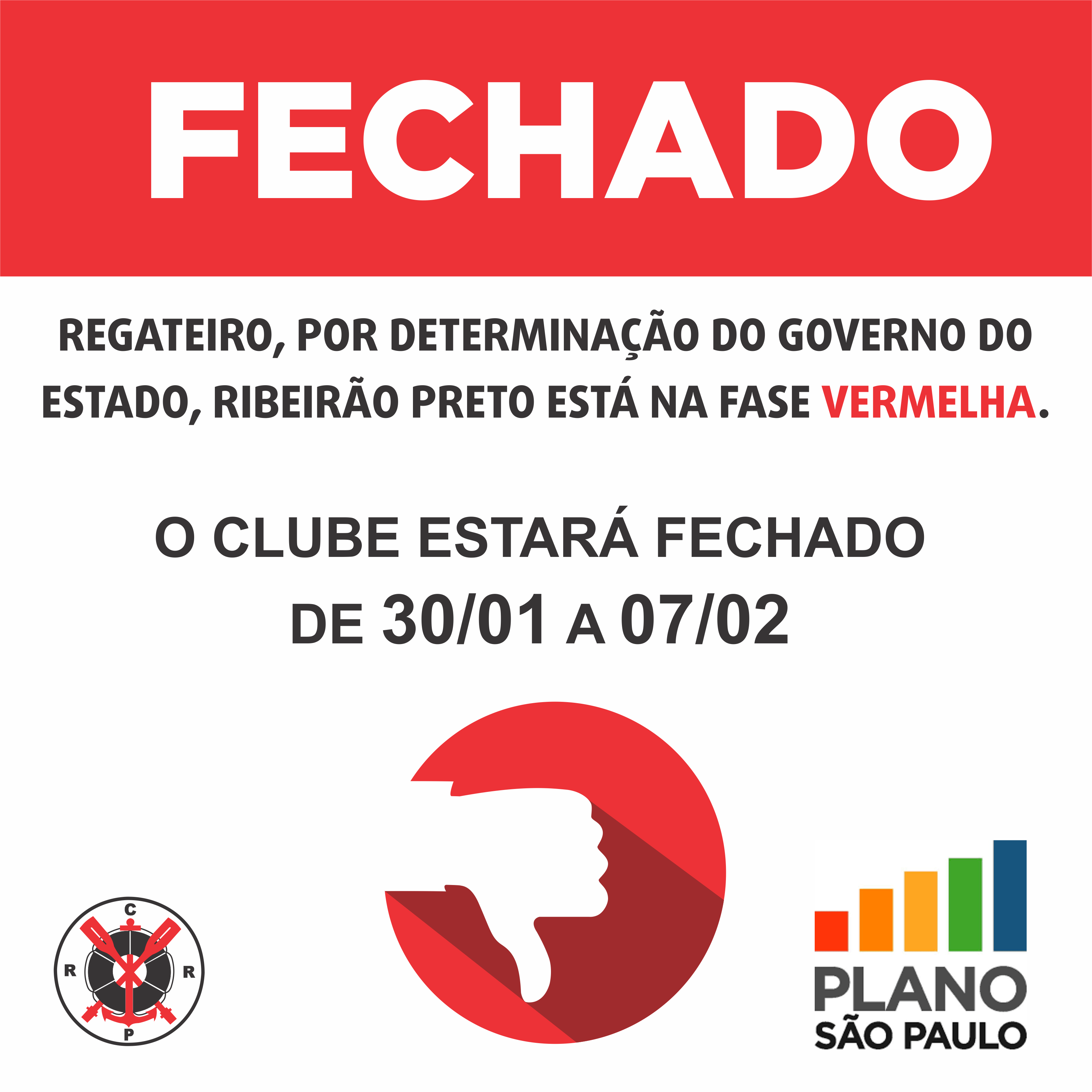 Clube Fechado – 31/01 a 07/02