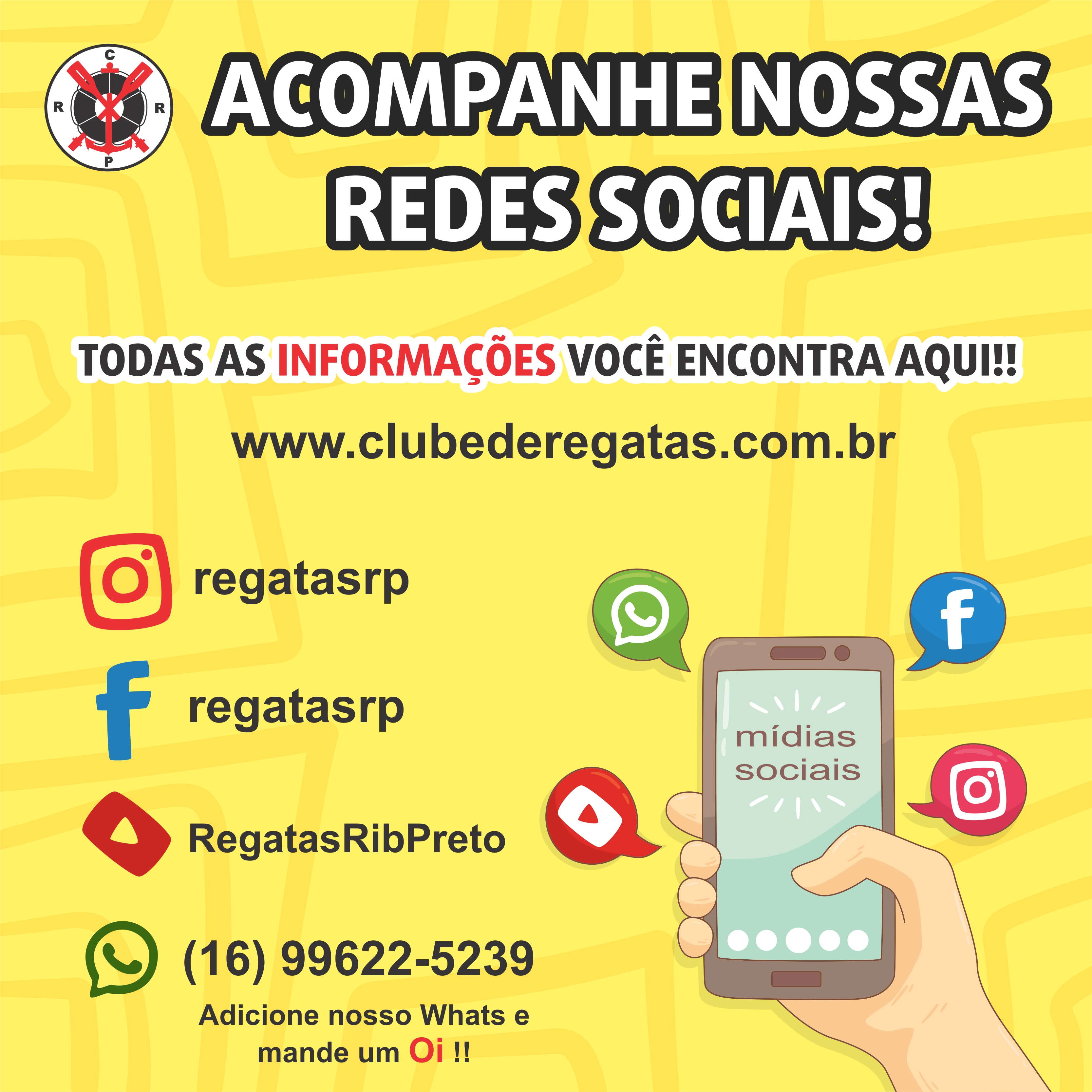 Acompanhe nossas Redes Sociais