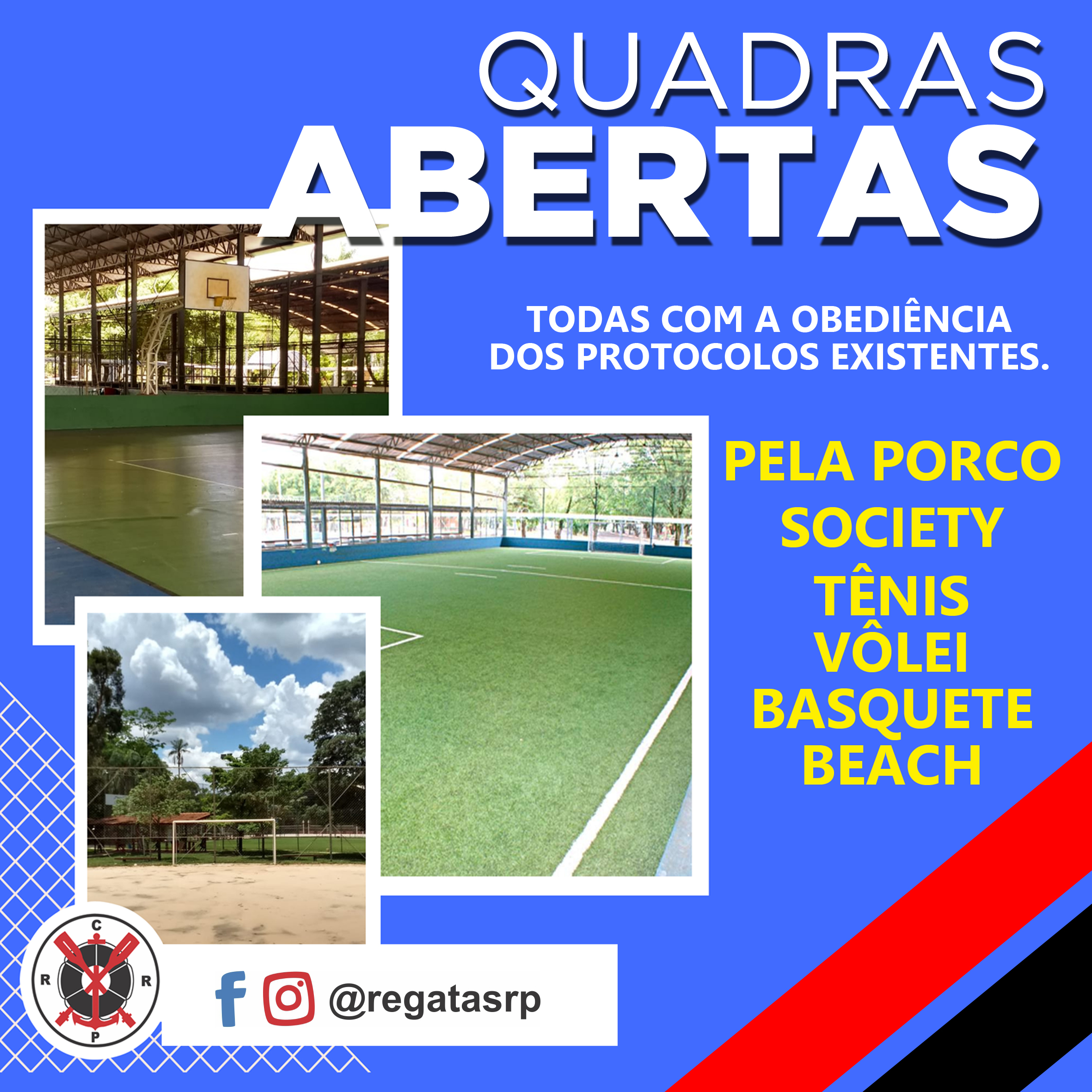 Quadras Abertas