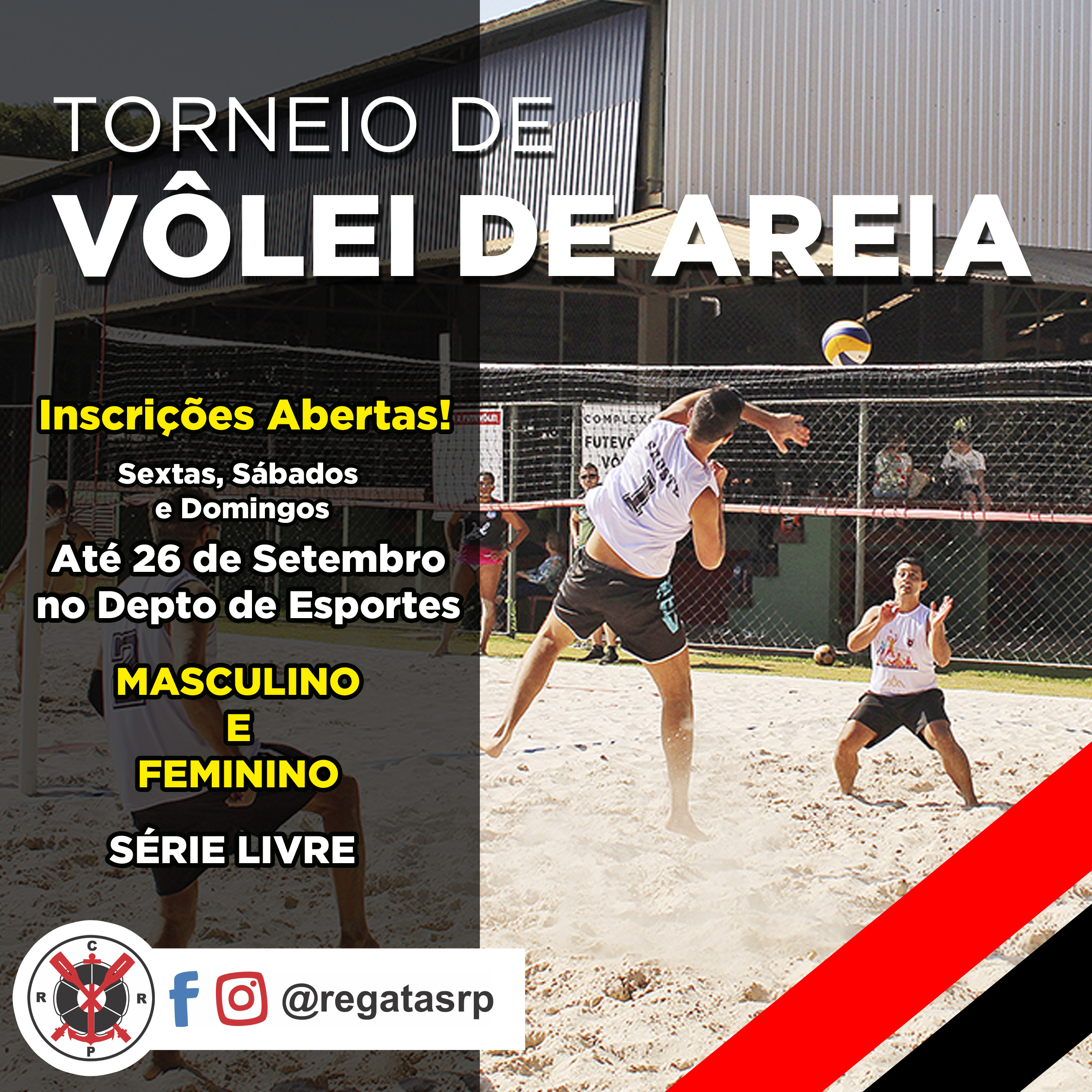 Vôlei de Areia – Inscrições Abertas