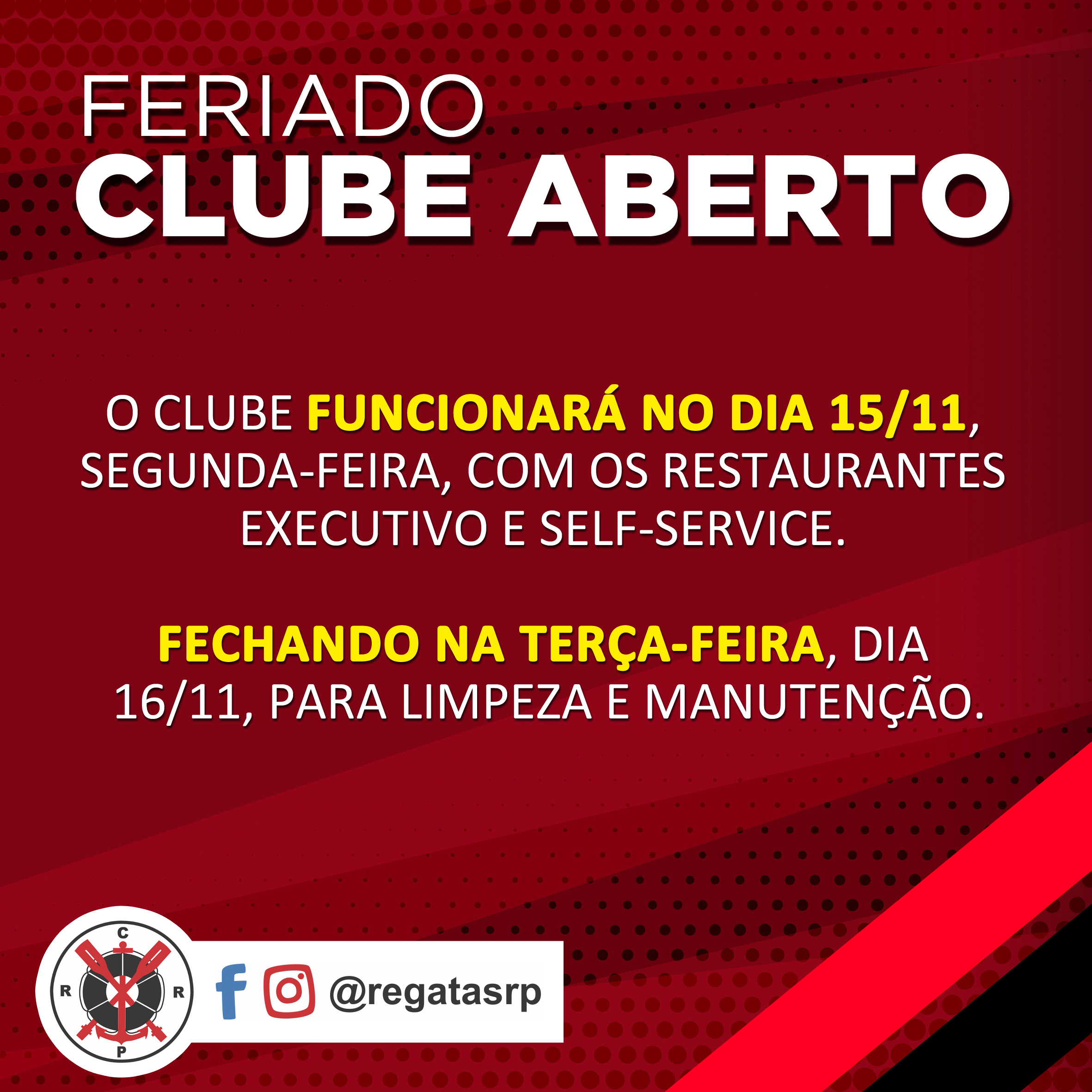 Clube Aberto – 15/11