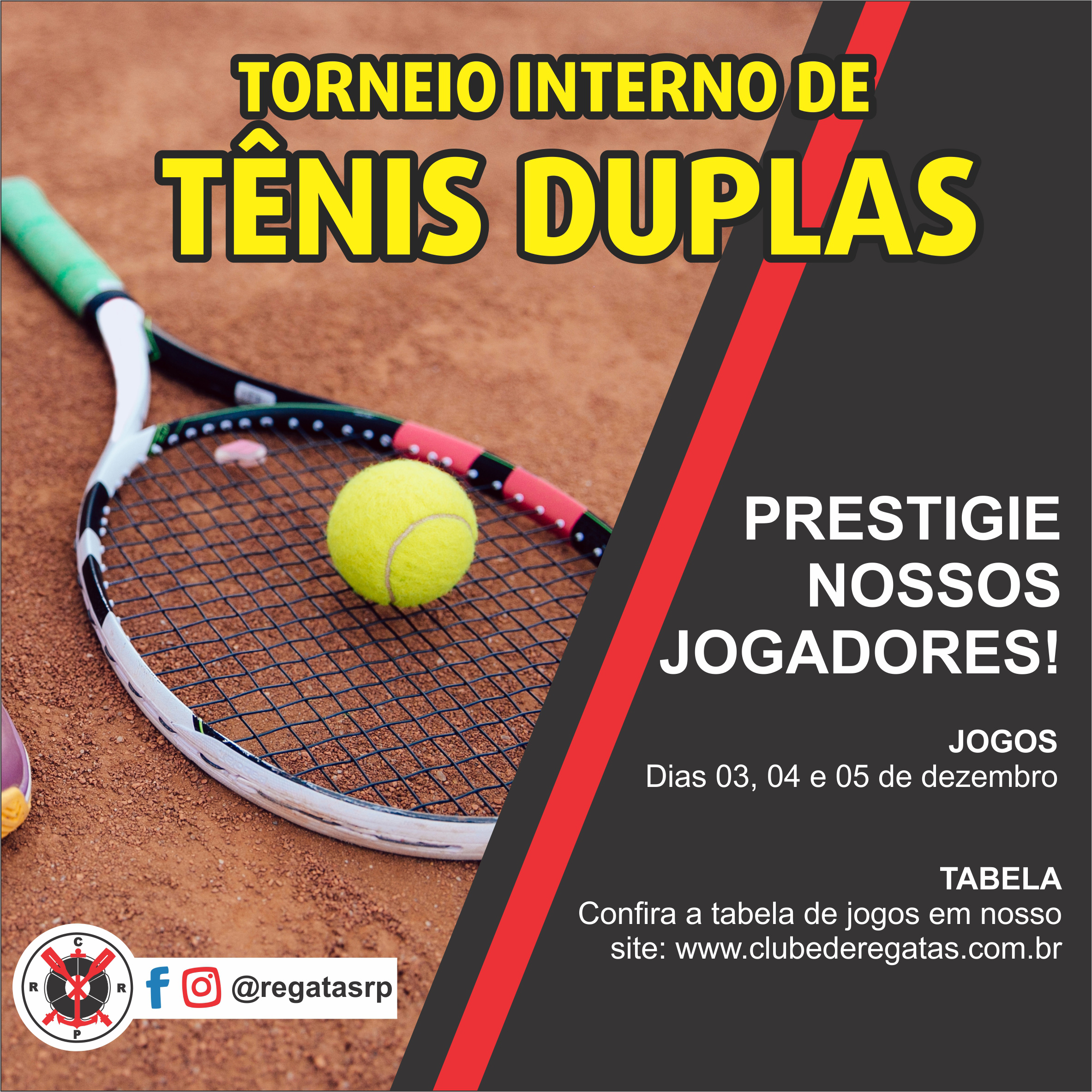 Torneio de Tênis Duplas – Tabela