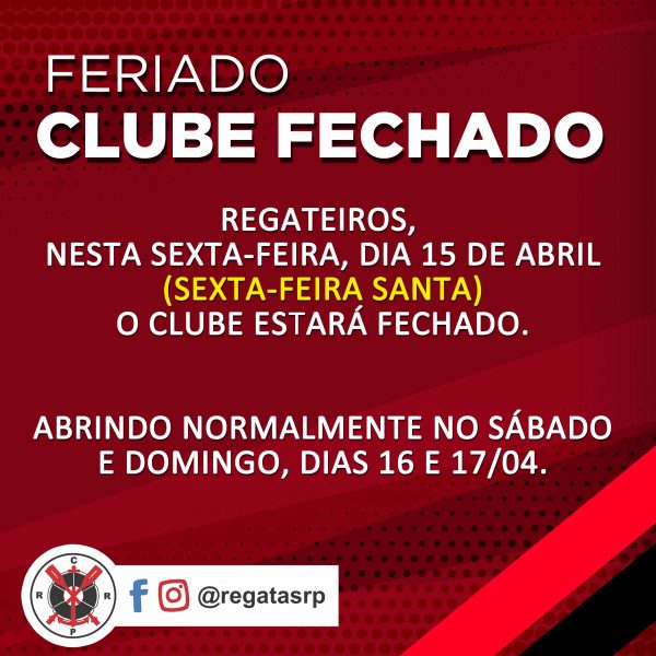 Clube Fechado 15/04