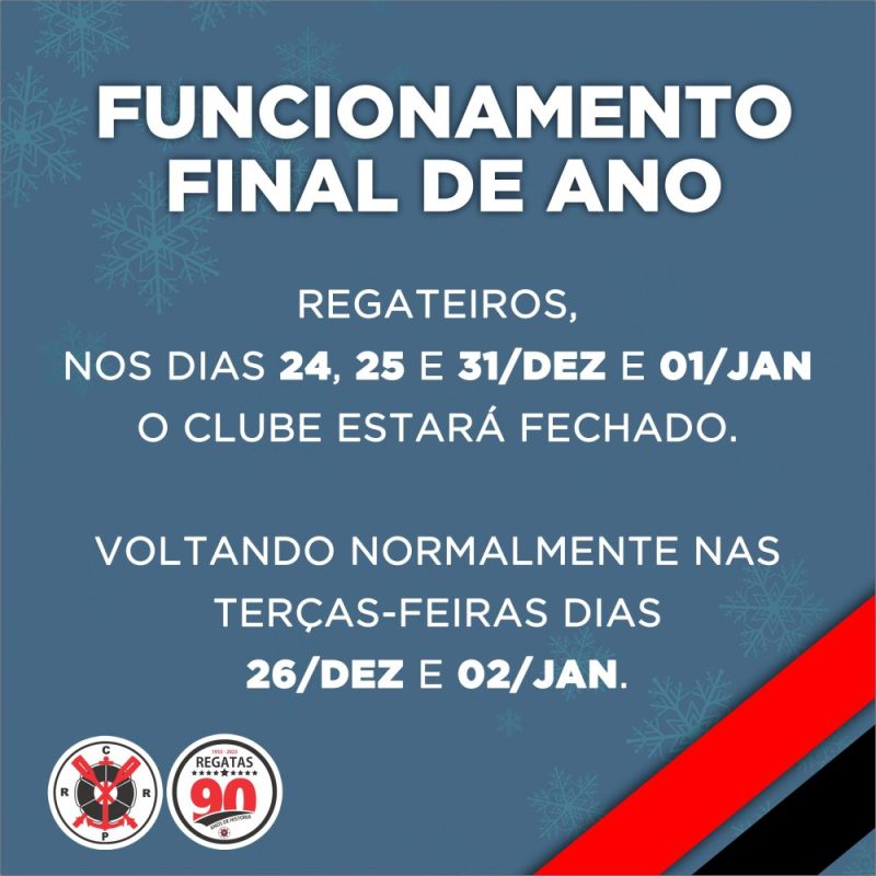 Funcionamento Final de Ano